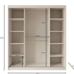 Meubella Kledingkasten^Azai