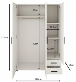 Meubella Kledingkasten^Bellini