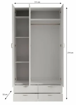 Meubella Kledingkasten^Bernd
