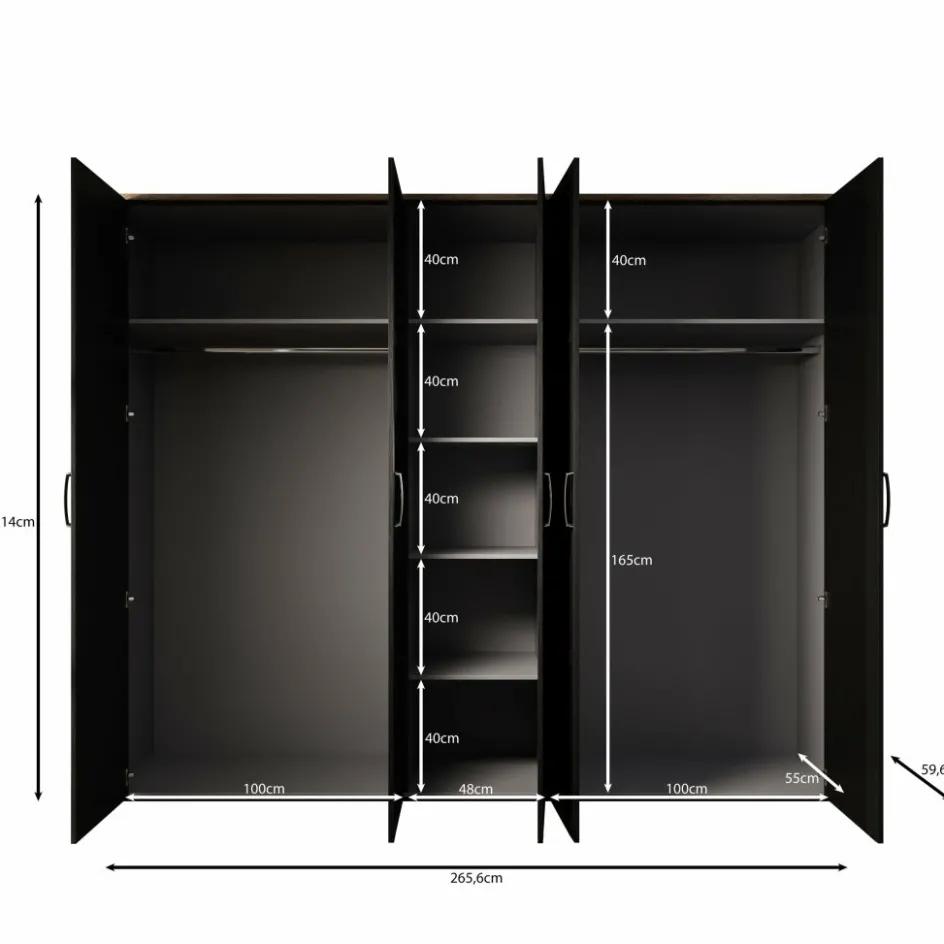 Meubella Kledingkasten^Borello