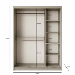 Meubella Kledingkasten^Bravanti