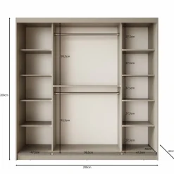 Meubella Kledingkasten^Bravanti