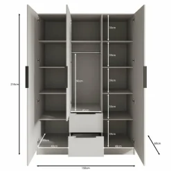 Meubella Kledingkasten^Caliero