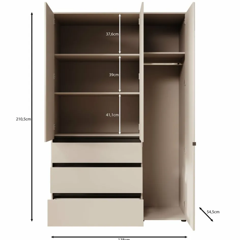 Meubella Kledingkasten^Cirelle 2