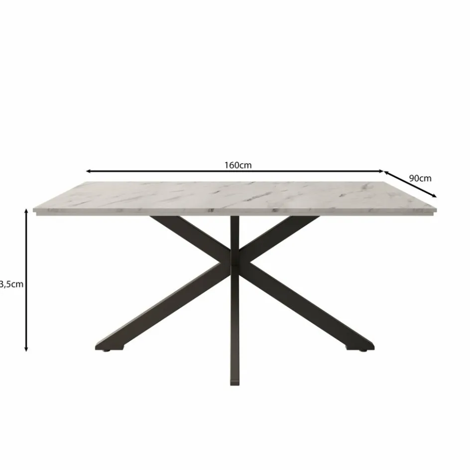 Meubella Eetkamertafels^Eetkamertafel Wabe