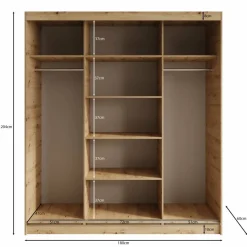 Meubella Kledingkasten^Elles