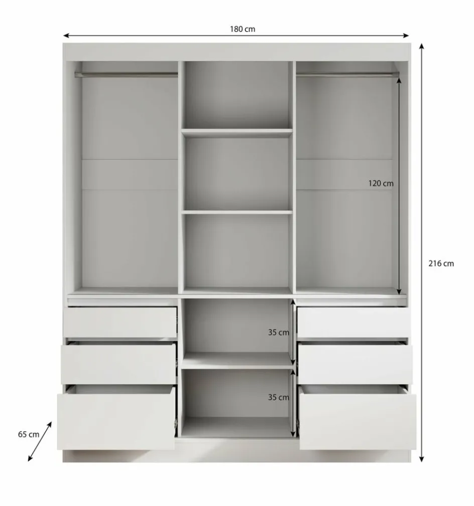 Meubella Kledingkasten^Henry
