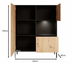 Meubella Vitrinekasten^Lagos