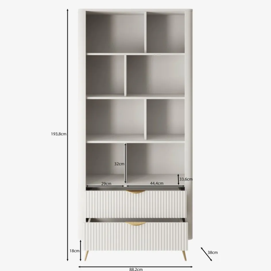 Meubella Boekenkasten|Boekenkasten^Lima