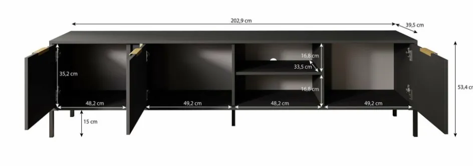 Meubella Tv-Meubels^Loren