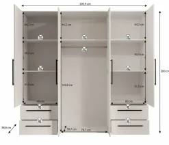 Meubella Kledingkasten^Mayen
