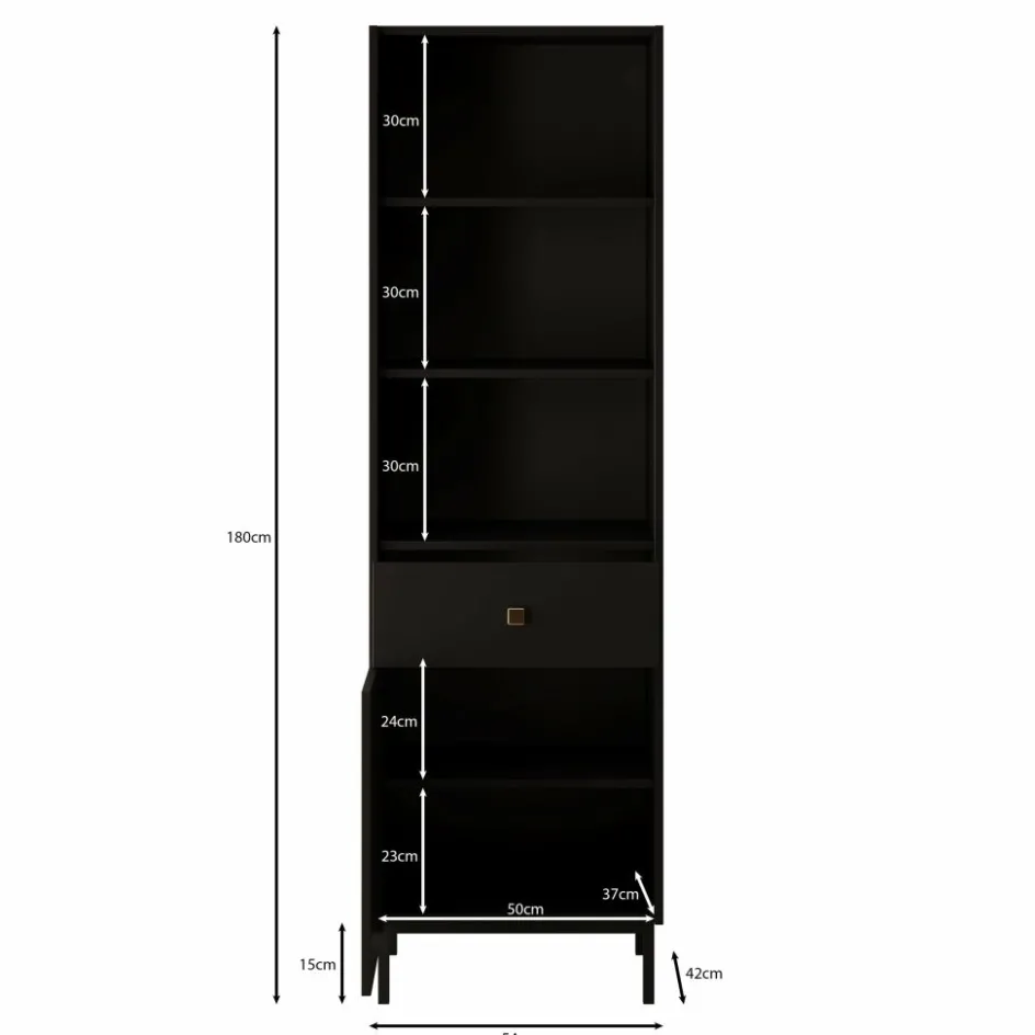 Meubella Boekenkasten|Boekenkasten^Norment