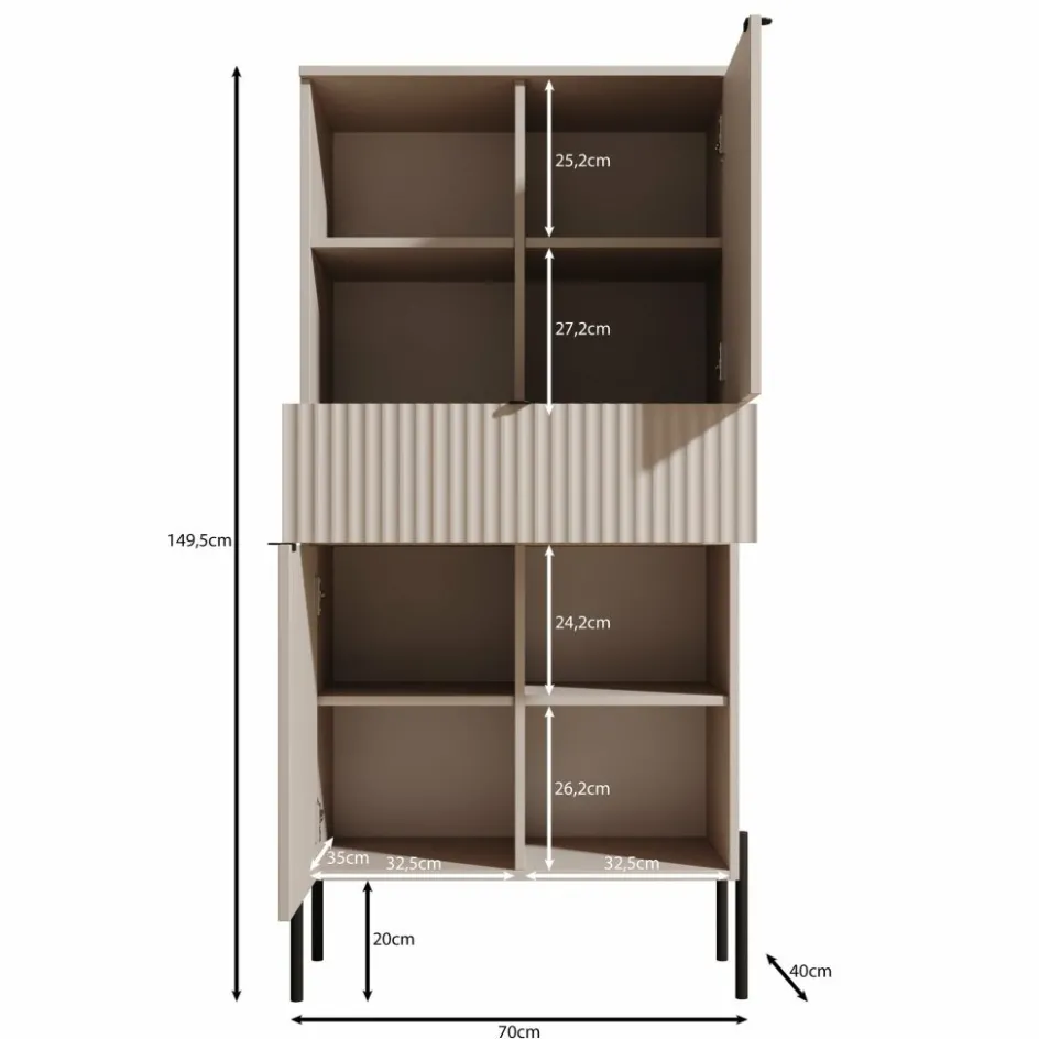 Meubella Boekenkasten|Boekenkasten^Oriya