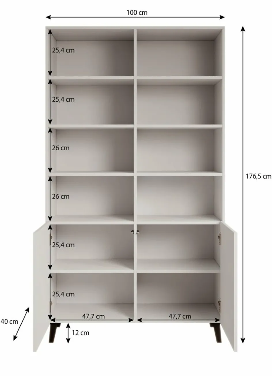 Meubella Boekenkasten|Boekenkasten^Palamos