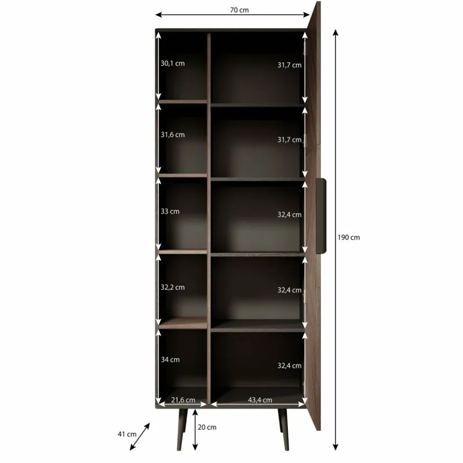 Meubella Boekenkasten|Boekenkasten^Pedro