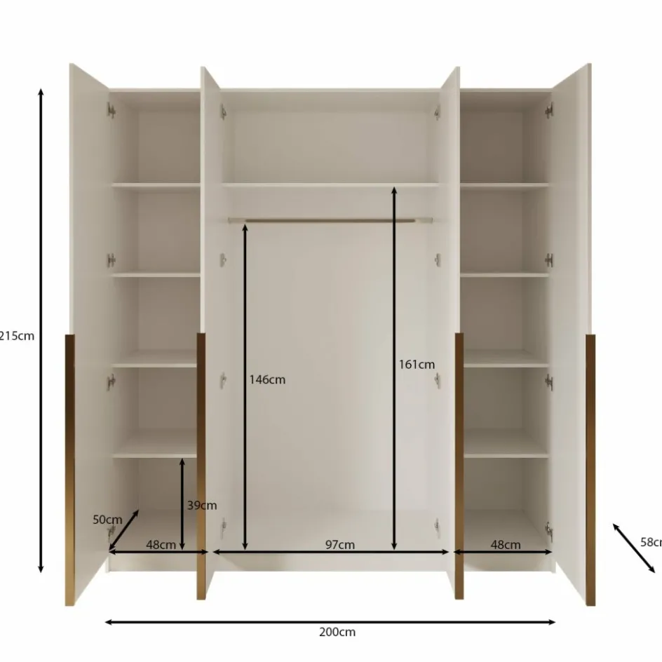 Meubella Kledingkasten^Sabre