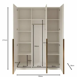 Meubella Kledingkasten^Sabre 2