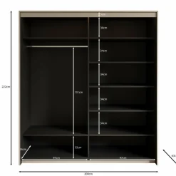 Meubella Kledingkasten^Timoteo