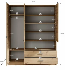 Meubella Kledingkasten^Tobin