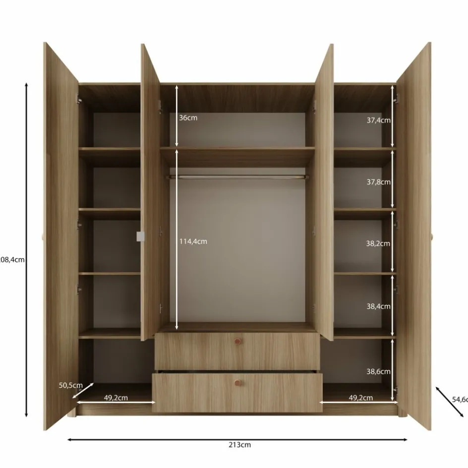 Meubella Kledingkasten^Voorne
