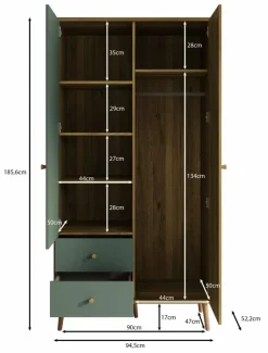 Meubella Kledingkasten|Kledingkasten^Wally