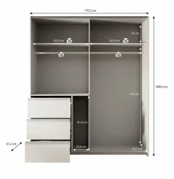 Meubella Kledingkasten^Walter