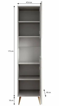 Meubella Vitrinekasten^Winq